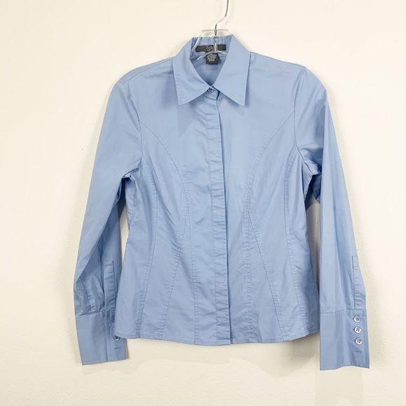 Folio New York Light Blue Button Down - Picture 1 of 3